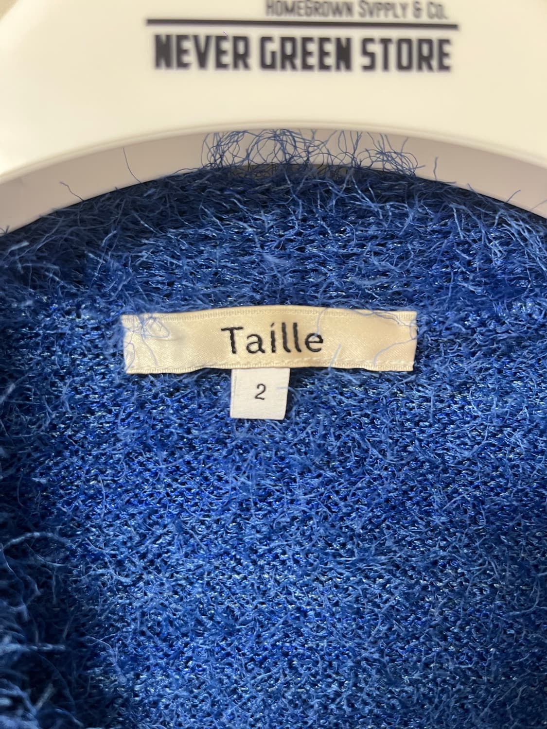 [타일레] 22FW 플러피 가디건 (BLUE)_ 2 size 상품이미지5