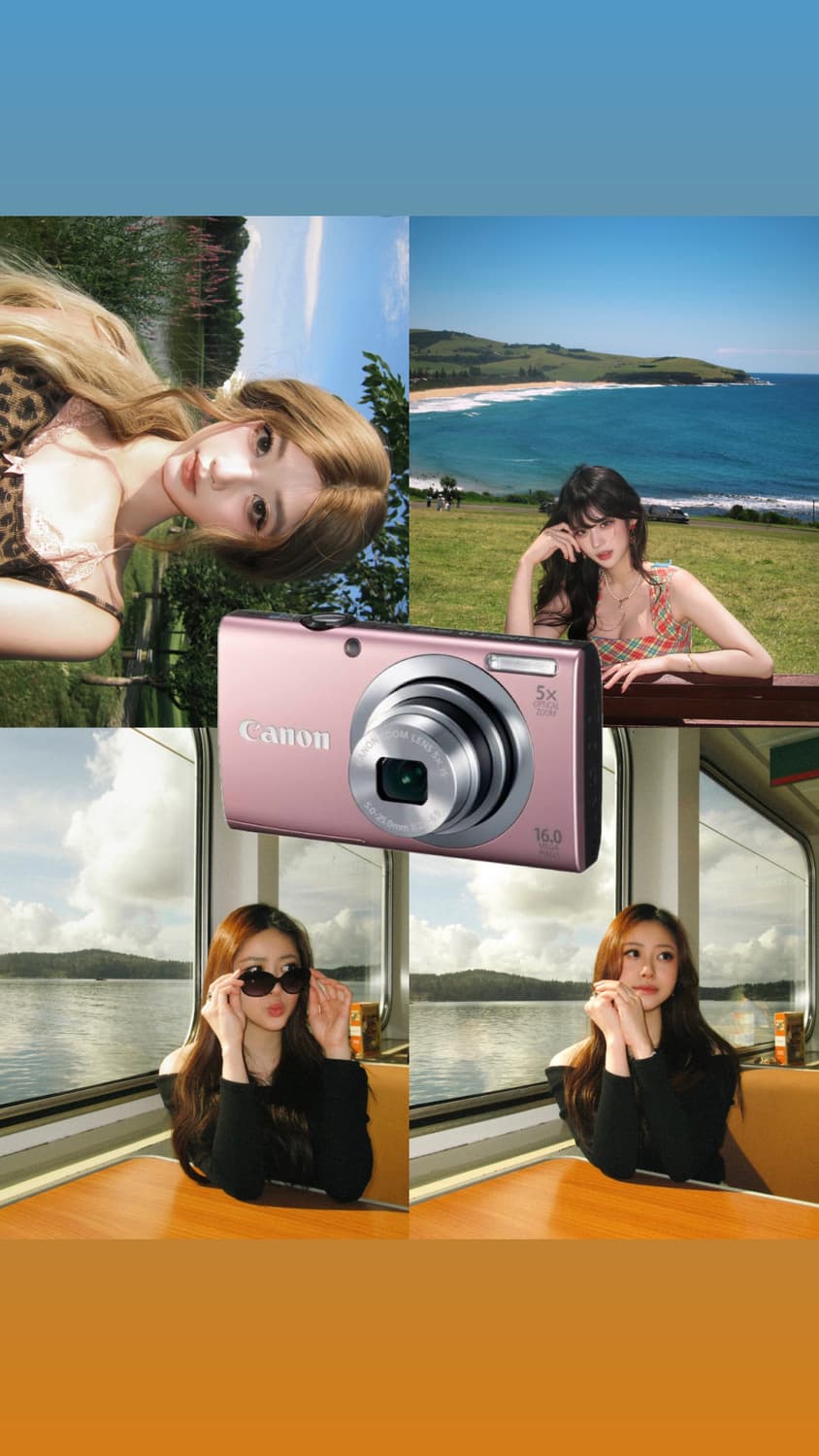 핑크!)Canon powershot a2400 풀박스상품! 상품이미지1