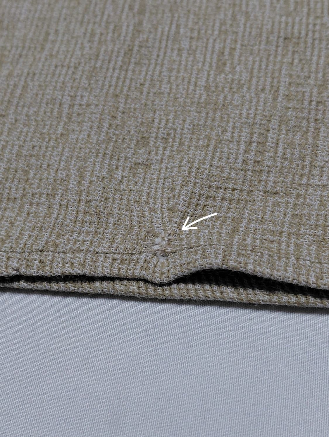 [100] L.L.Bean 빈티지 코튼 리넨 풀오버 반팔 셔츠 (베이지) 상품이미지10