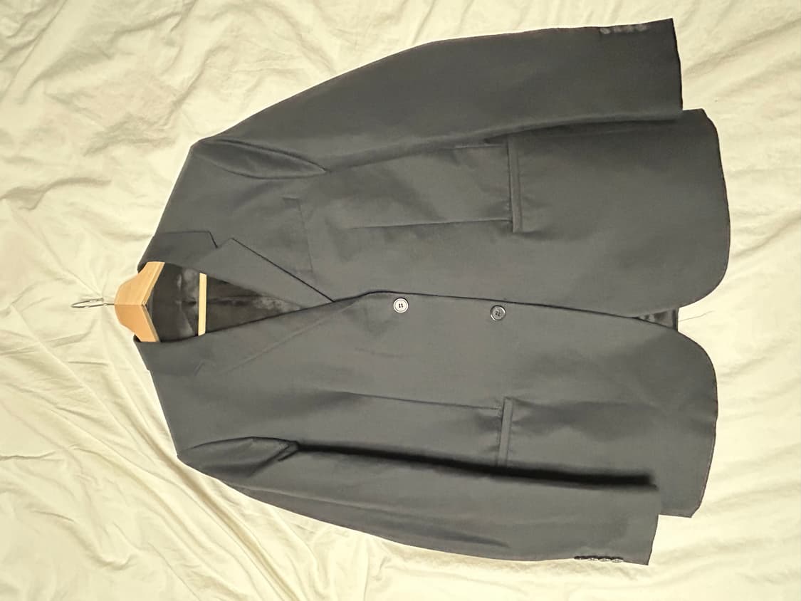 COS 남성 블랙 수트 셋업 (50/48) 상품이미지3