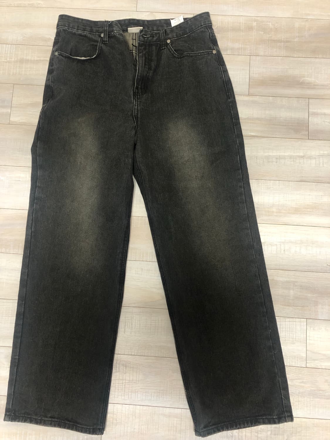 노매뉴얼 워시드 데님 브라운 상품이미지1