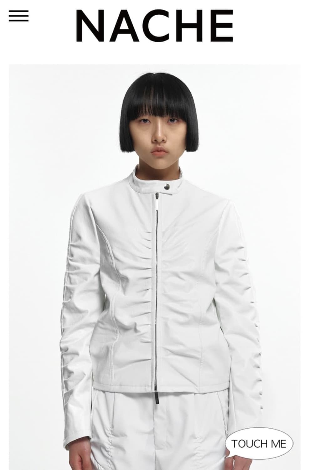 나체 셔링 레더 자켓 상품이미지2