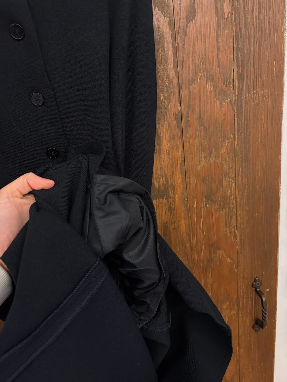 생로랑 정품 블랙 니트스커트 상품이미지5