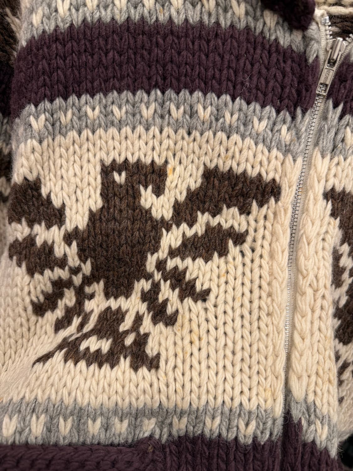 Vtg 빈티지 썬더버드 코위찬 니트 집업 상품이미지7