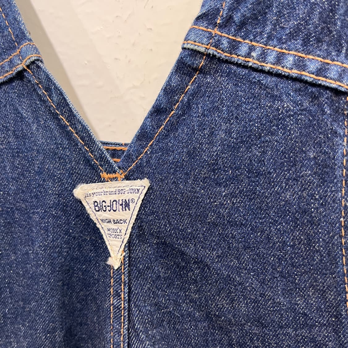 [32] 빅죤 데님 오버롤 멜빵바지 상품이미지5