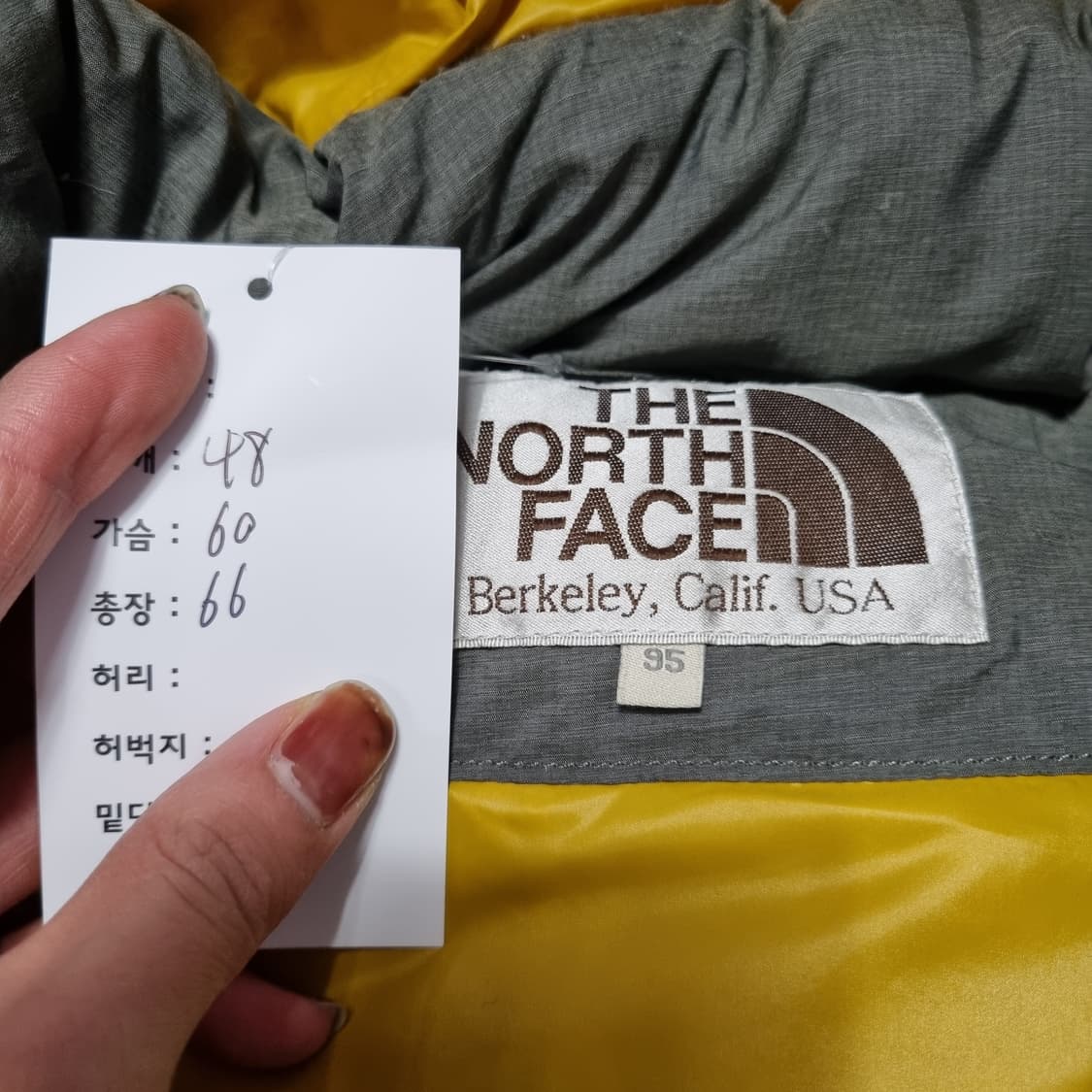 노스페이스 700 패딩 그레이 상품이미지8