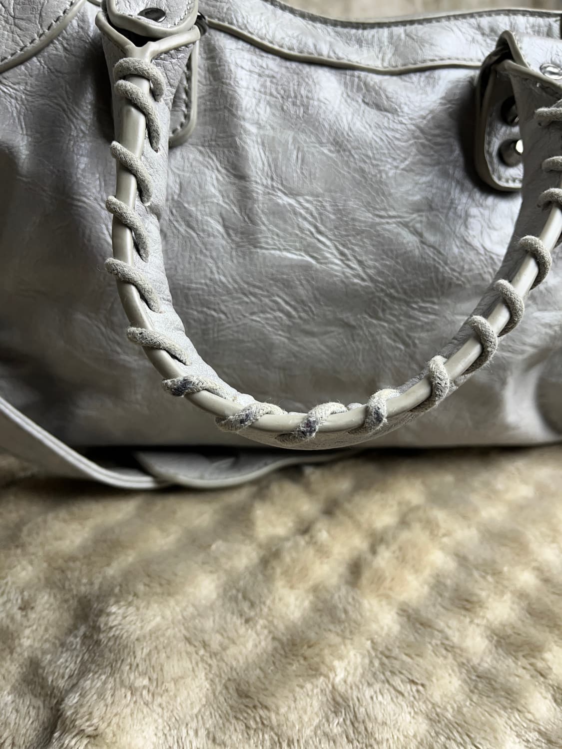 VTG 가죽 숄더백 || 발렌시아가 ST 상품이미지5