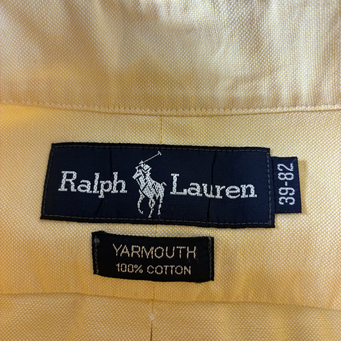 Polo  폴로 랄프로렌 자수 코튼 옐로우 셔츠  상품이미지4