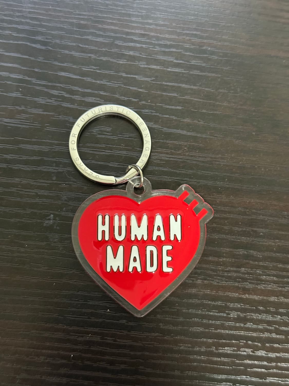 휴먼메이드 아크릴 하트 키링 레드 상품이미지1