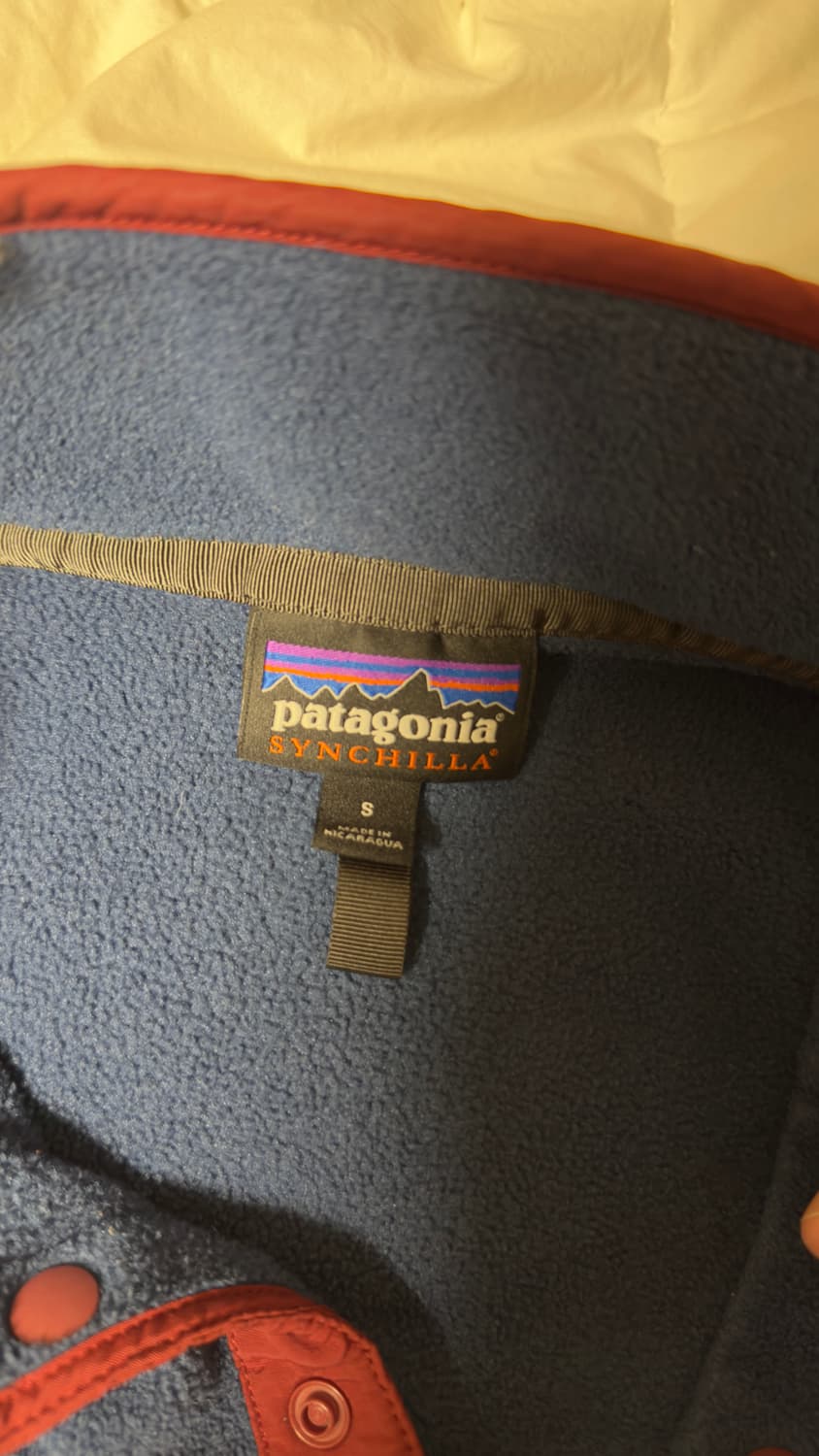 파타고니아 신칠라 네이비 s 상품이미지2