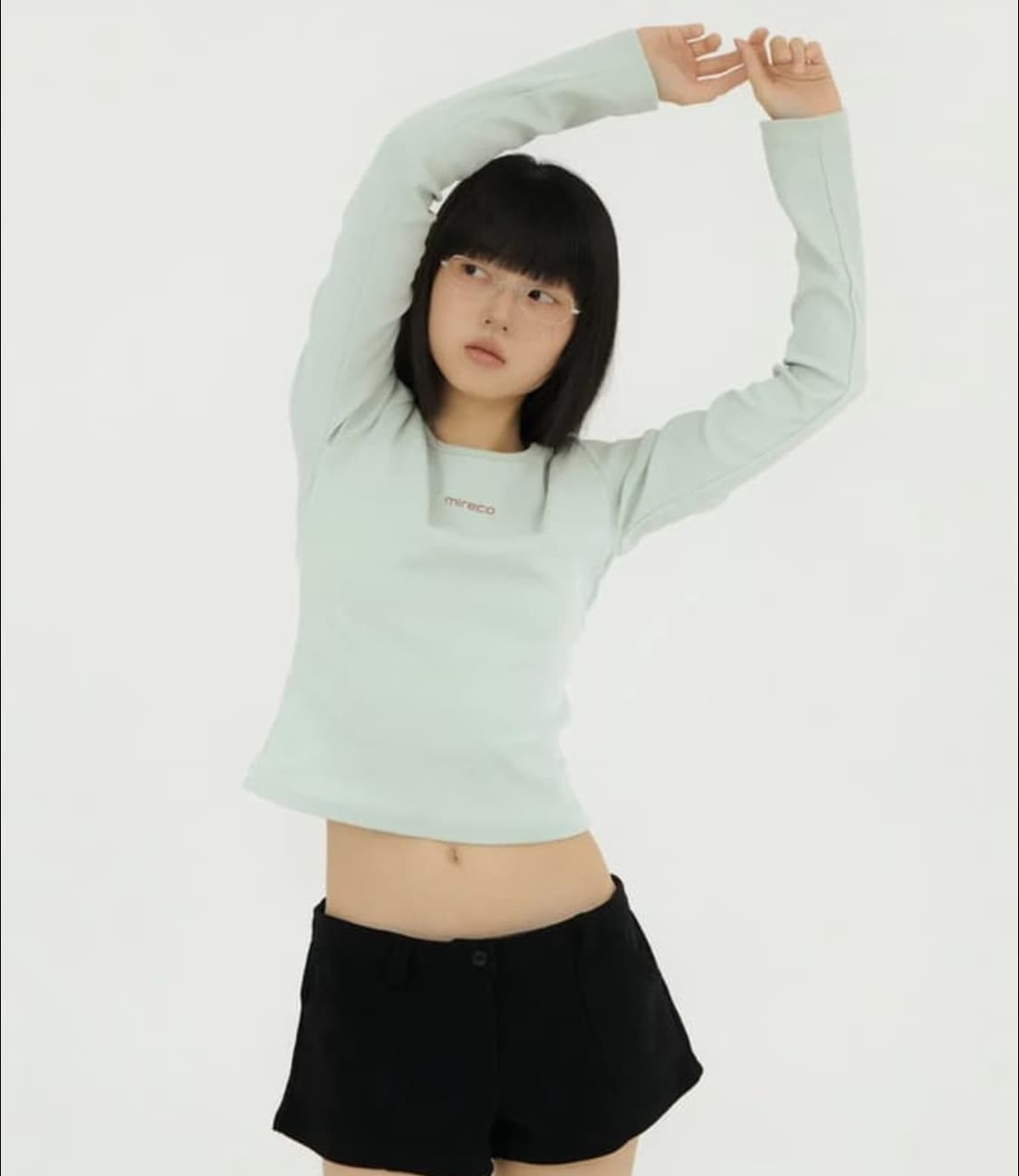 미레코 민트 반팔 상품이미지1