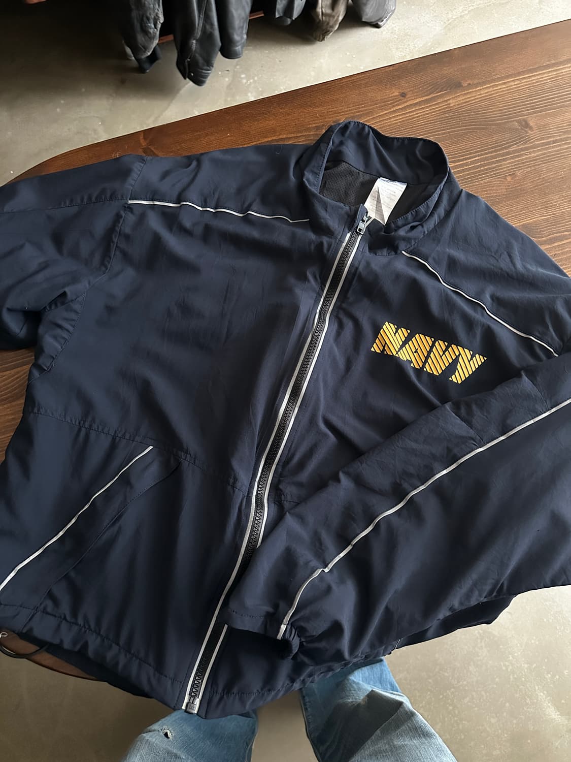 US NAVY 트레이닝 자켓 Reflective Line 상품이미지1