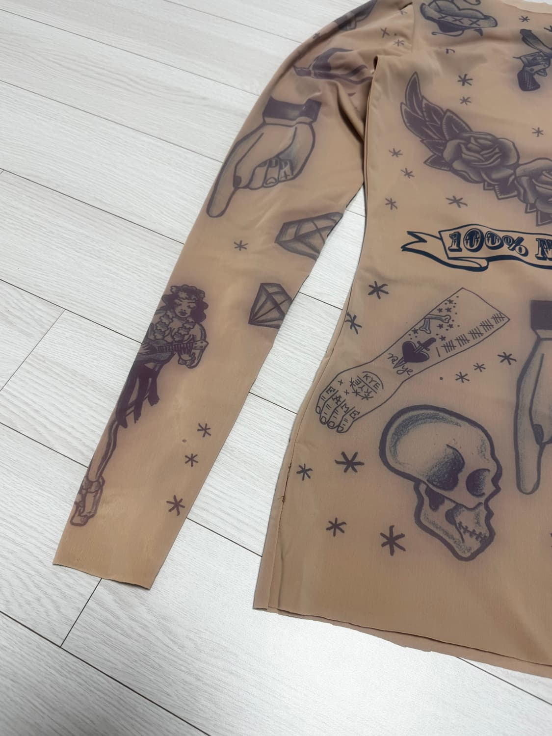 카이 타투프린팅 티셔츠, 래쉬가드 상품이미지6