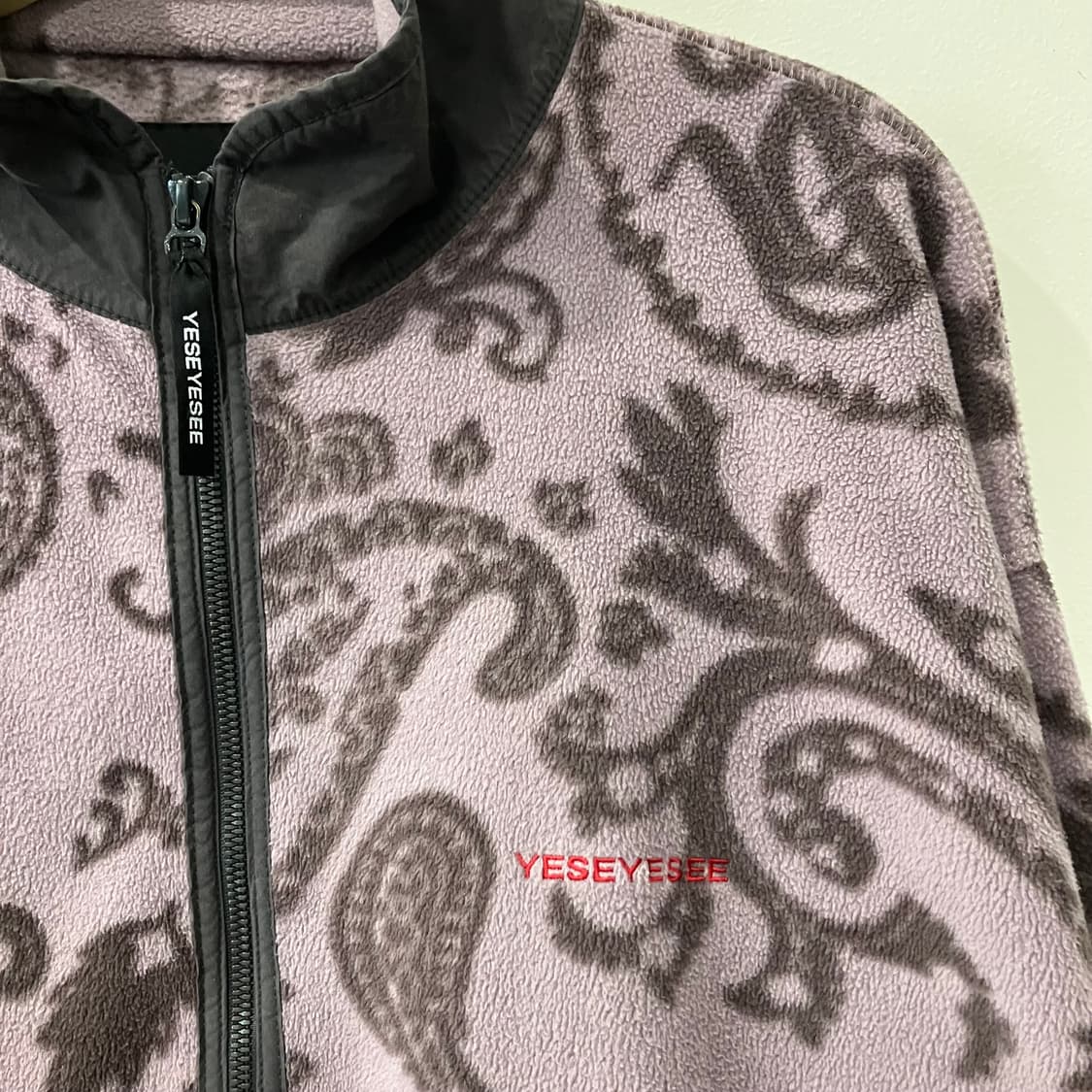 226 예스아이씨 페이즐리 플리스 후리스 투웨이 상품이미지3