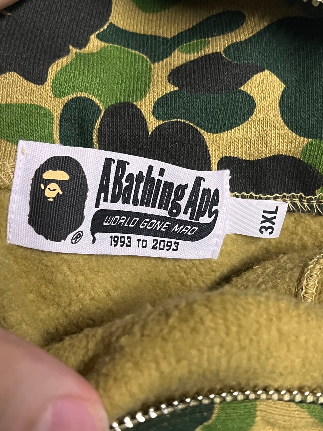 베이프 abc 카모 샤크 후드집업 상품이미지3