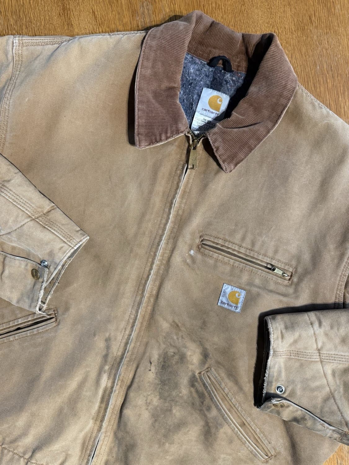 칼하트 J01 디트로이트 자켓 브라운 상품이미지2