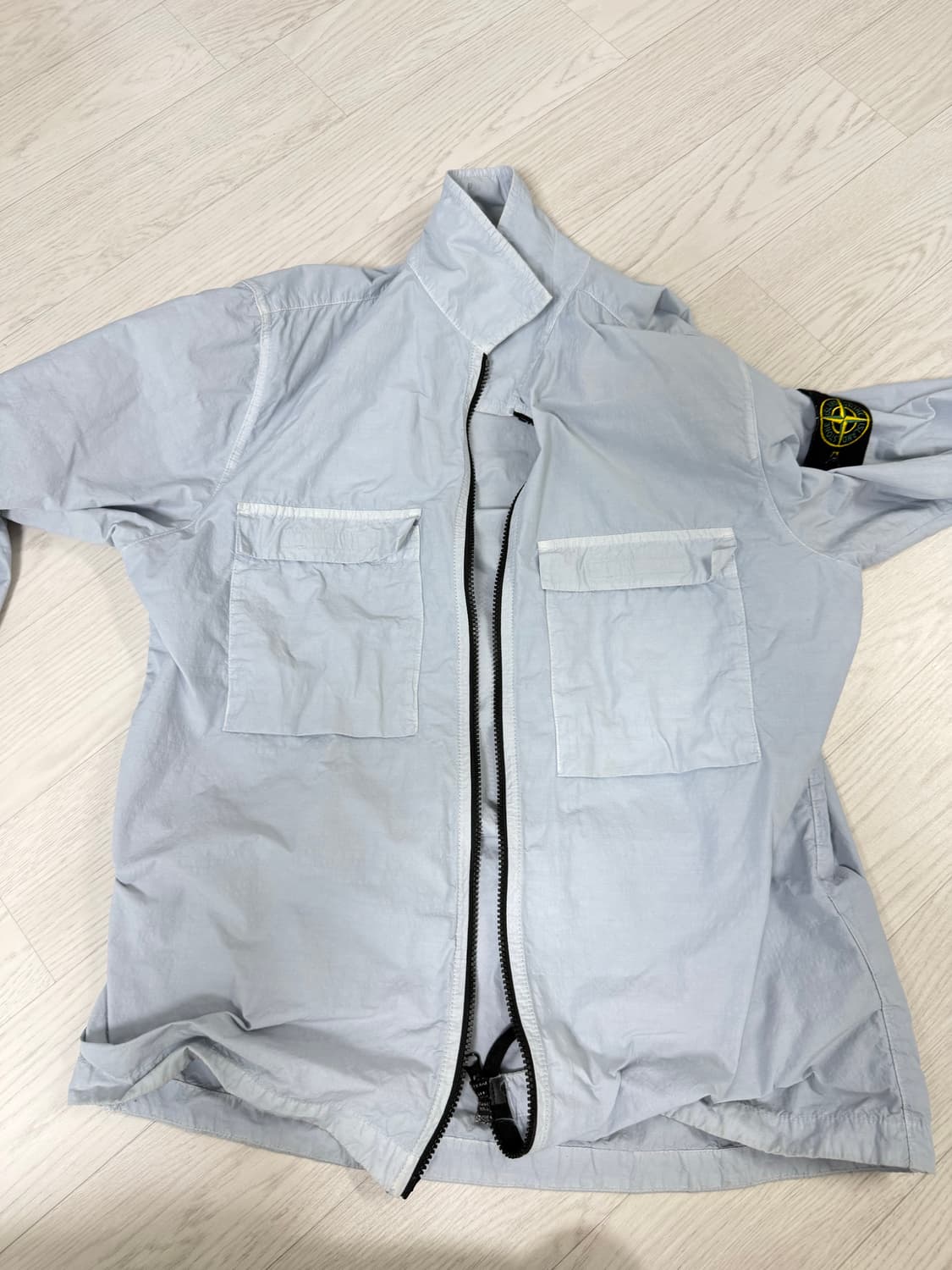 스톤아일랜드 20SS 오버셔츠 나슬란 아이스블루 L사이즈 상품이미지7