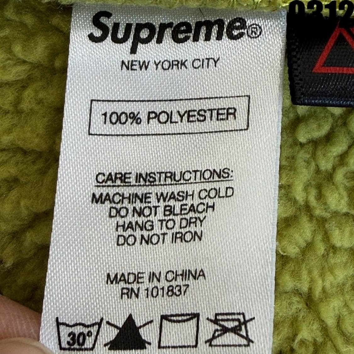 슈프림 폴라텍 플리스 후드티 L 0312 상품이미지6