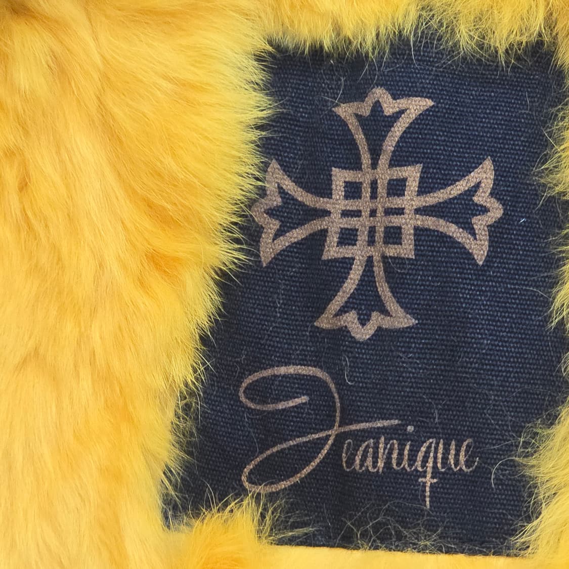 Y2K luxury mood 빈티지 스타일 데님 퍼 자켓 상품이미지4