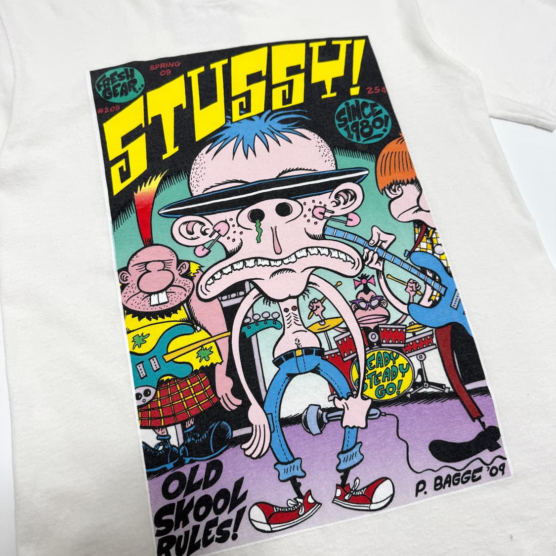 스투시 X Peter bagge 반팔 티셔츠 상품이미지3