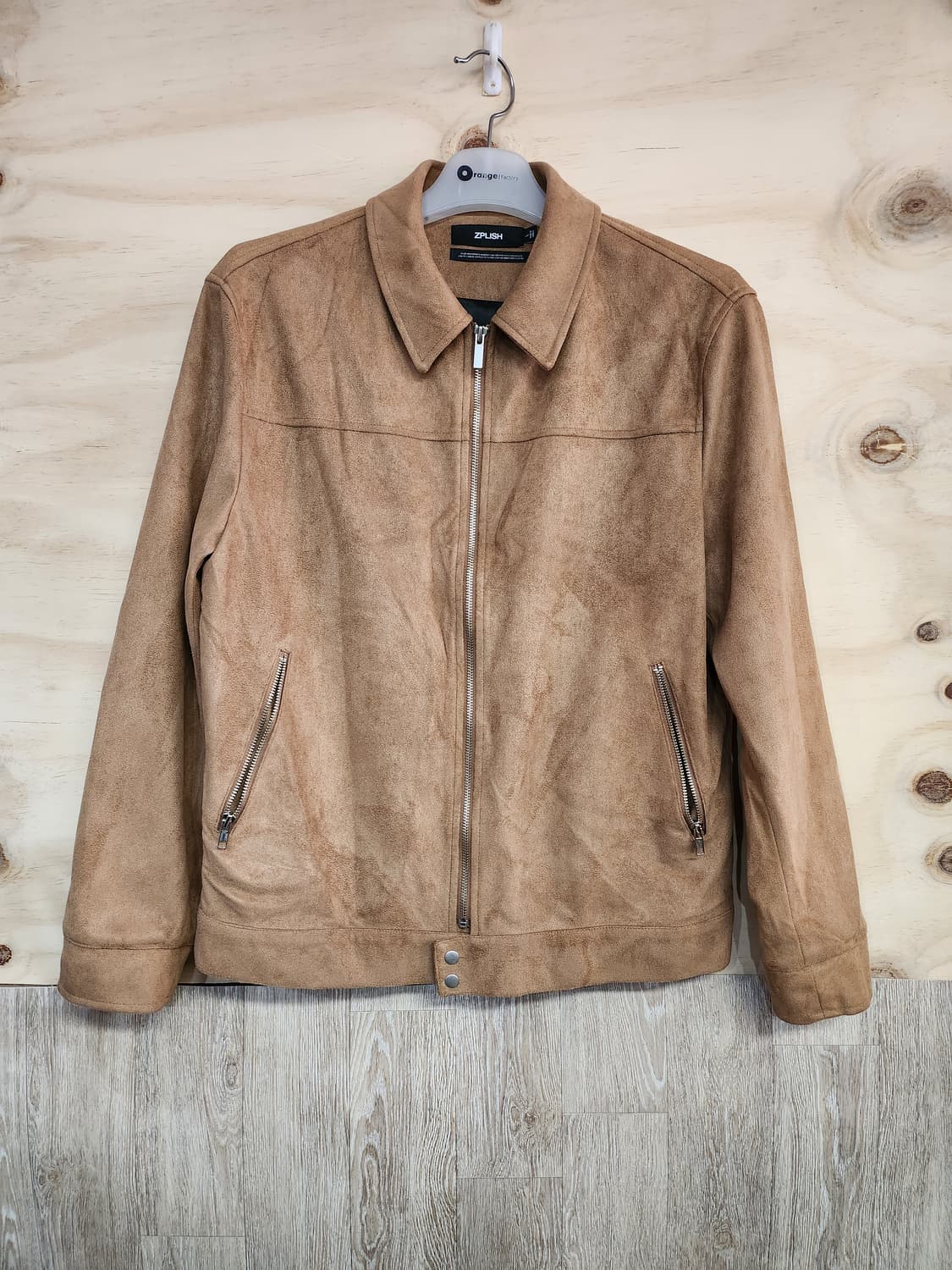 434) 지플리시 스웨이드 자켓 상품이미지1