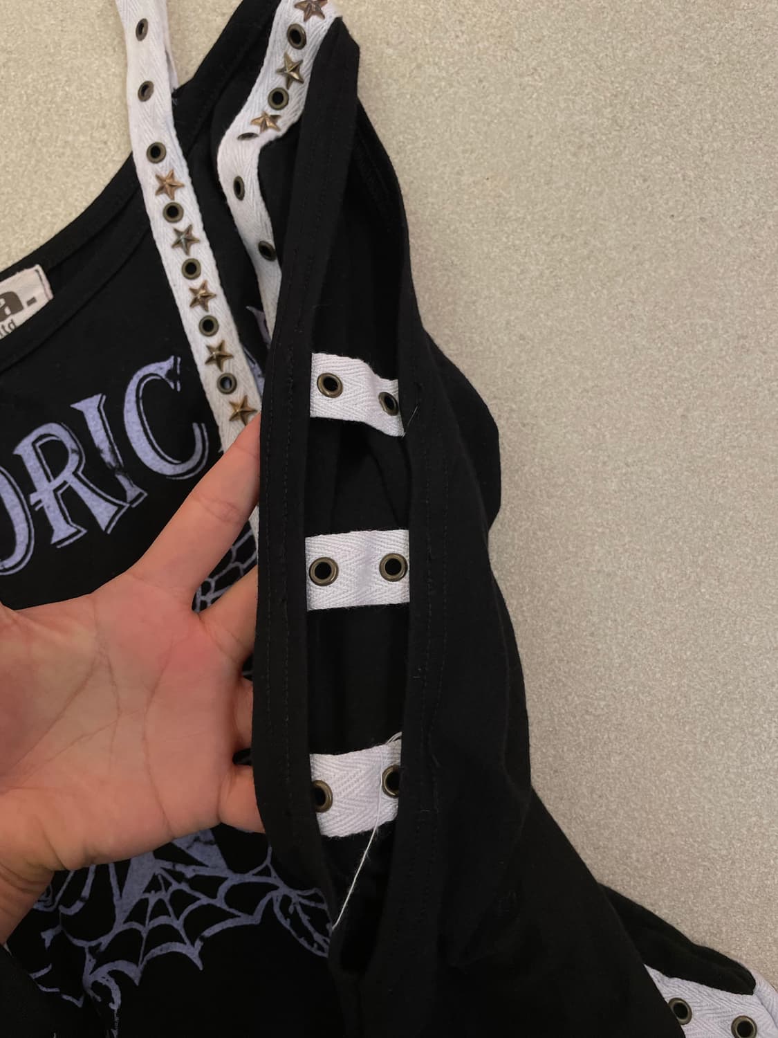 D.I.A 오프숄더 레터링 롱슬리브 상품이미지5