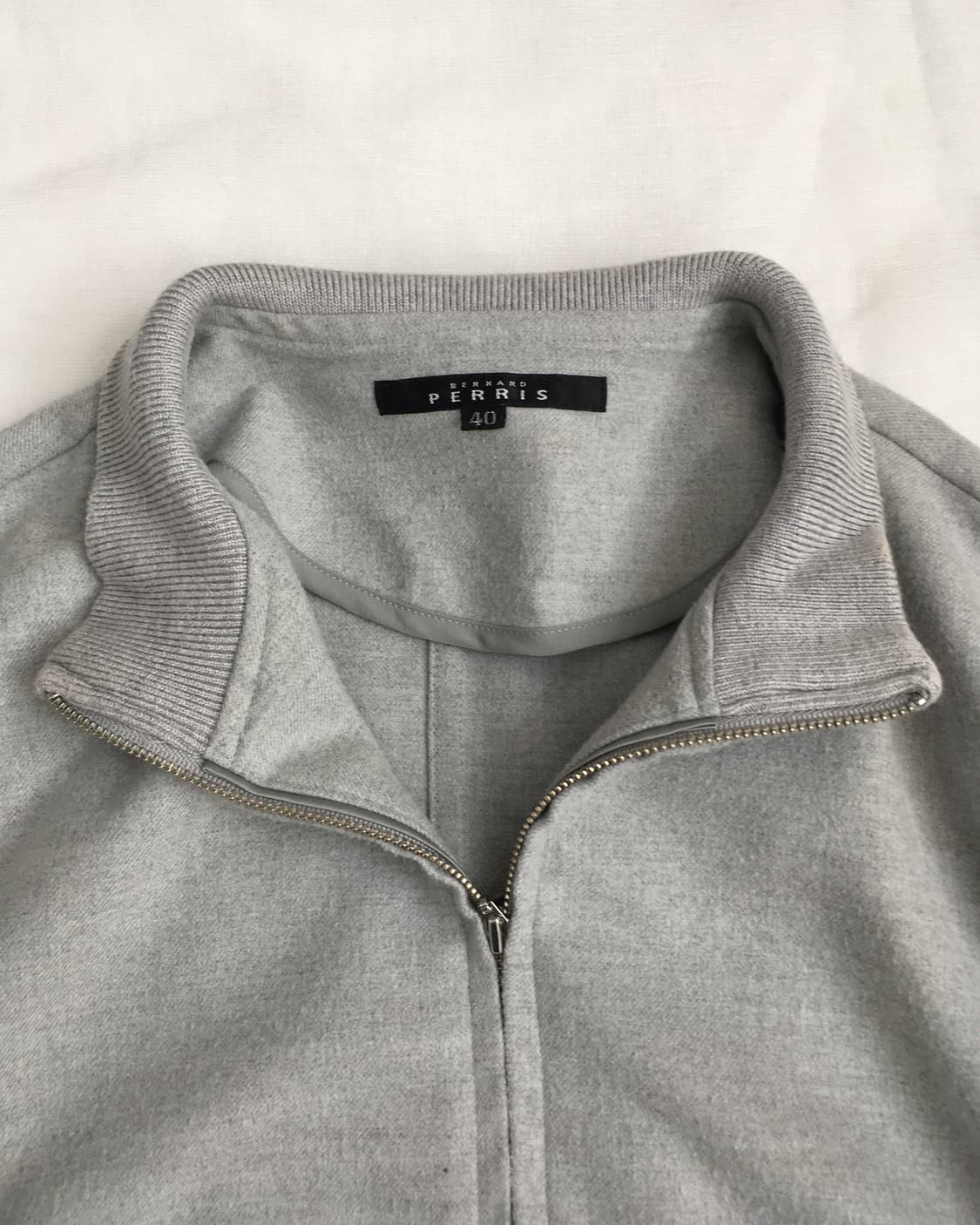 satin frill hem zip-up 상품이미지5