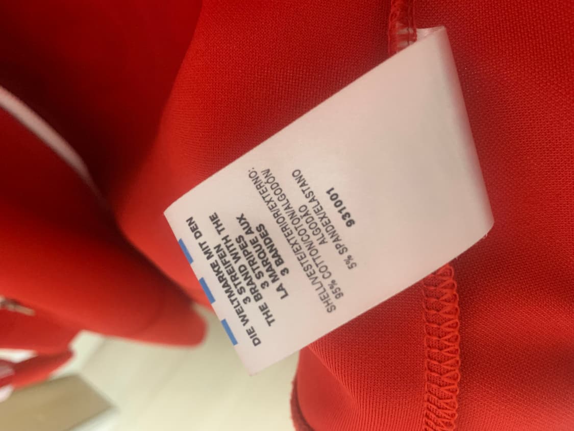 아디다스 파이어버드로고 레드 져지  상품이미지5