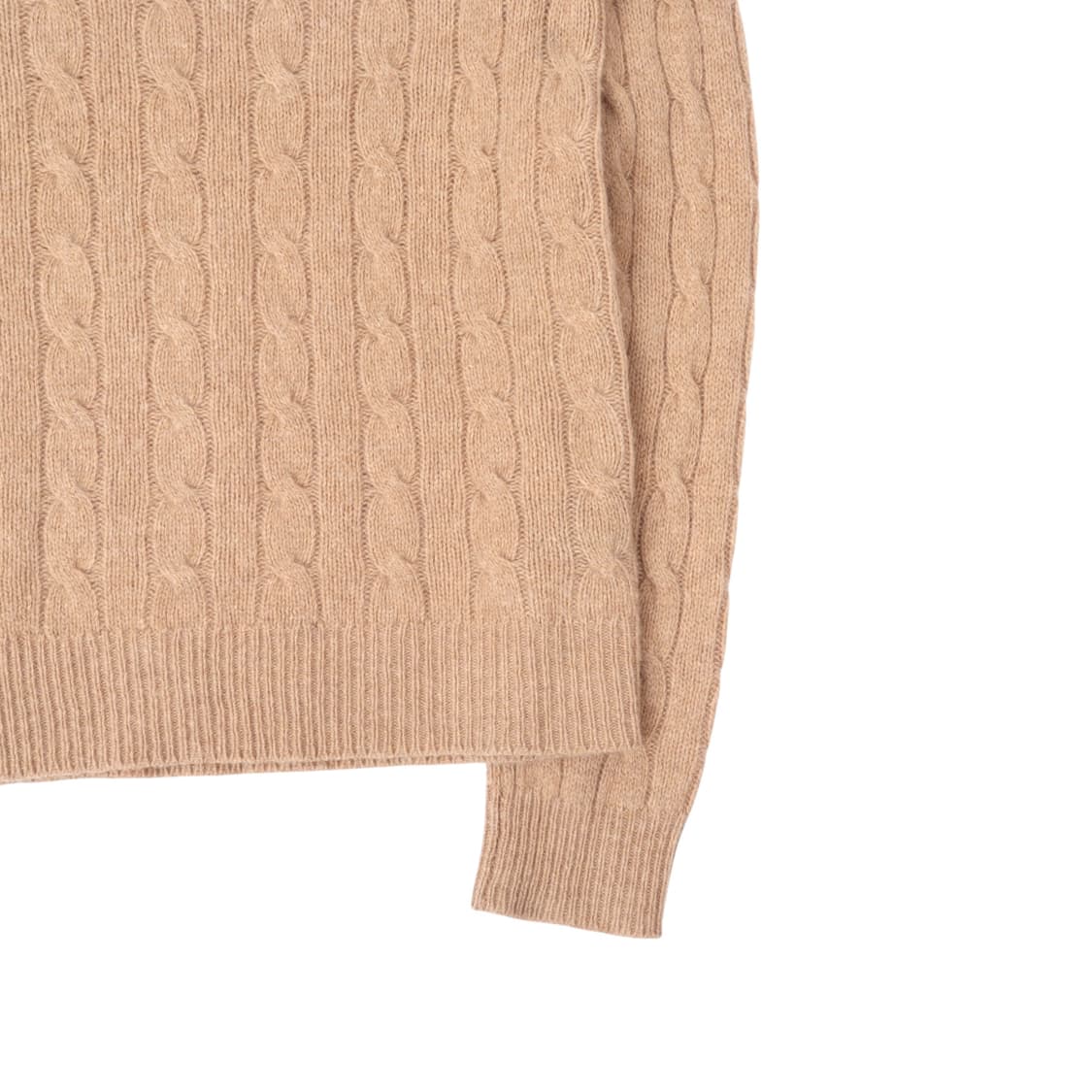 폴로 랄프로렌 베이지 울 캐시미어 브이넥 니트 상품이미지4