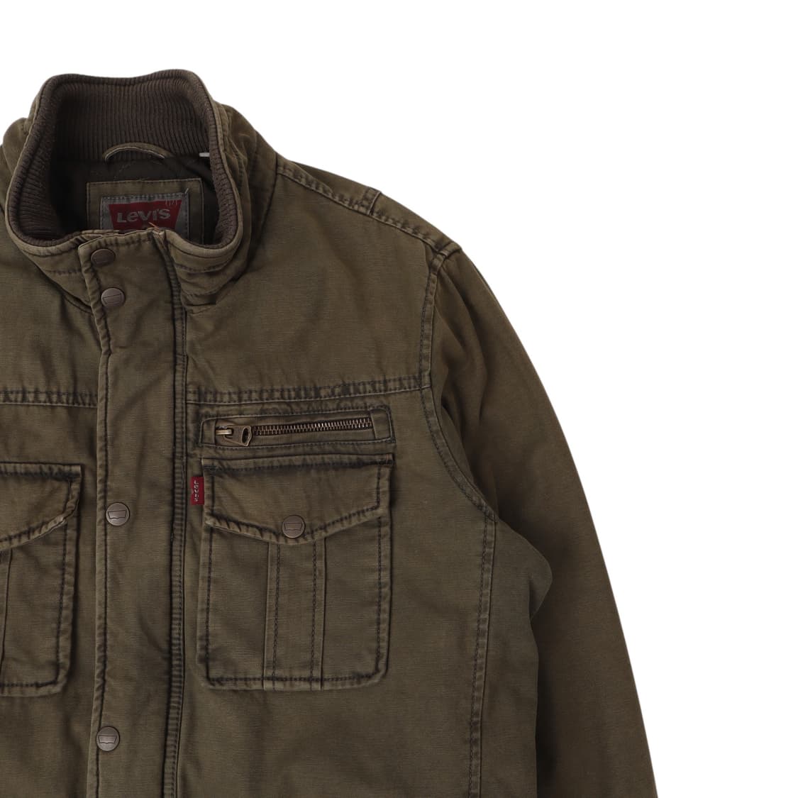 리바이스 카키 워시드 점퍼 자켓 상품이미지2
