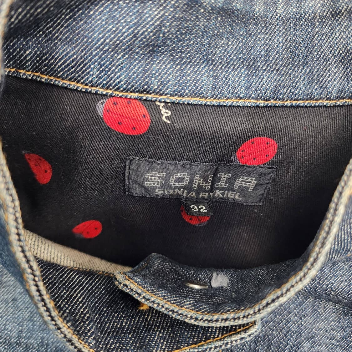 32 Sonia Rykiel 소니아 리키엘 스톤 데님 자켓 상품이미지4