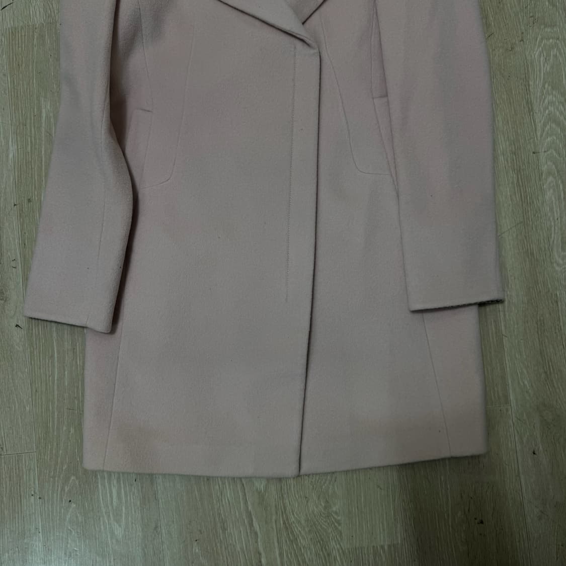 지고트 여성 모직 핑크 코트 44-55  상품이미지3