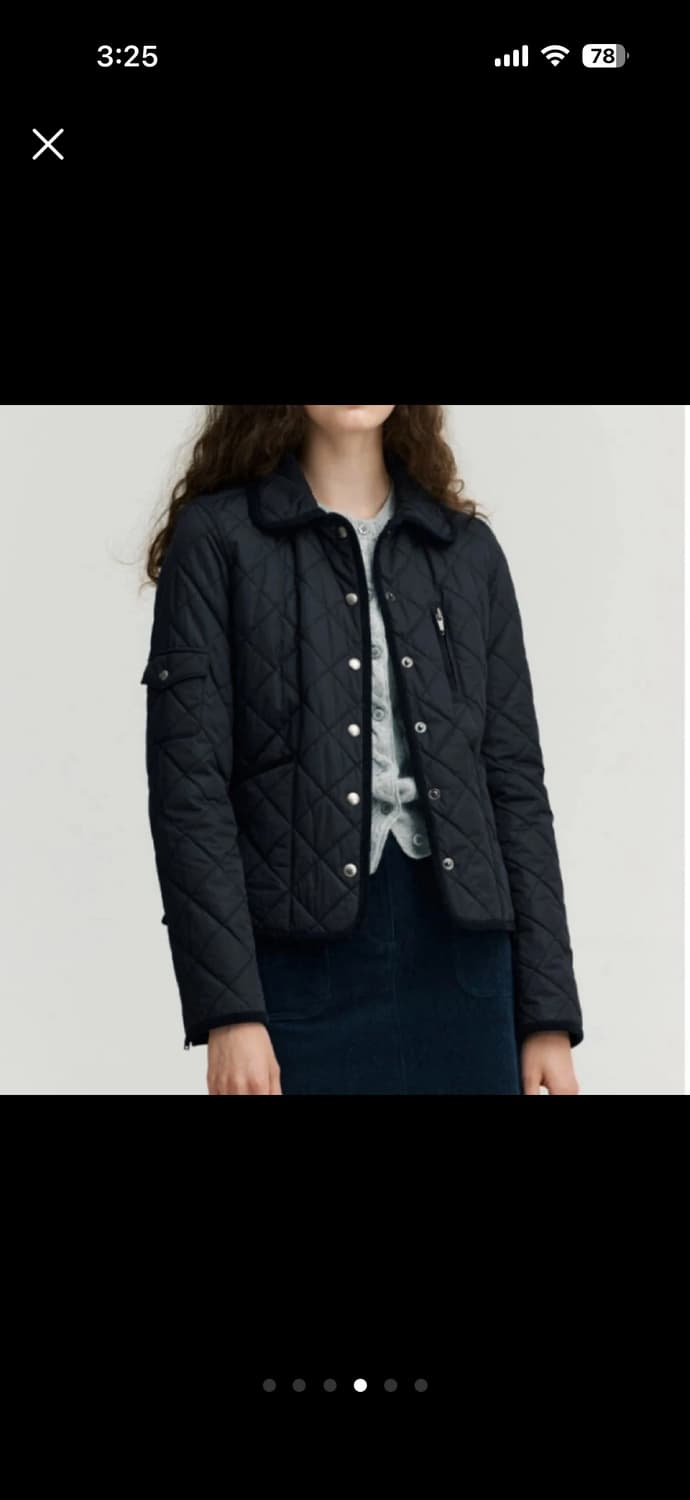 모토 퀼팅 경량 패딩 자켓 상품이미지4