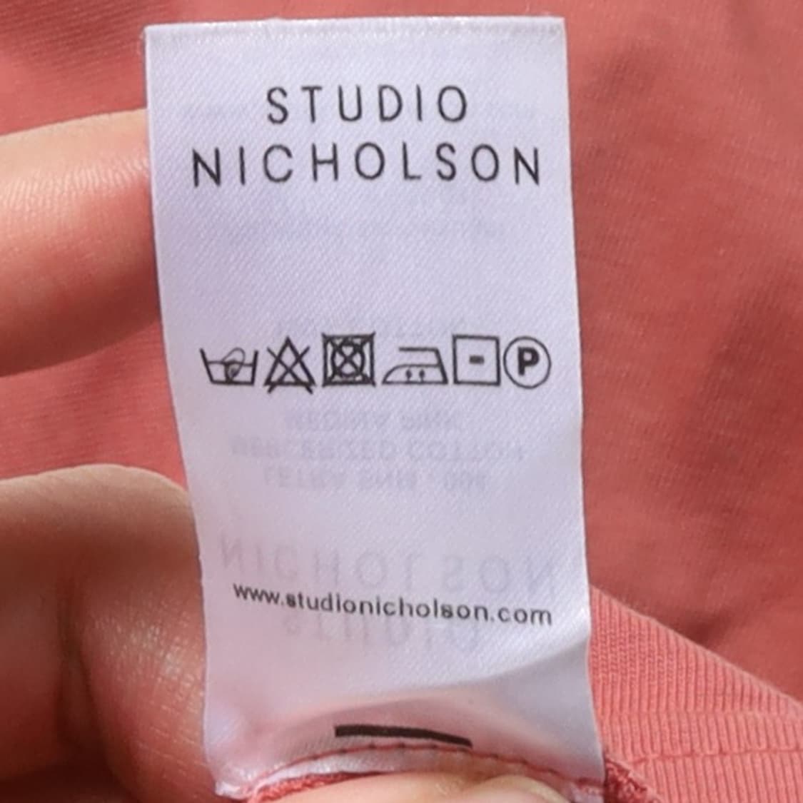 스튜디오 니콜슨 Studio Nicholson Cotton T-shirt 상품이미지9