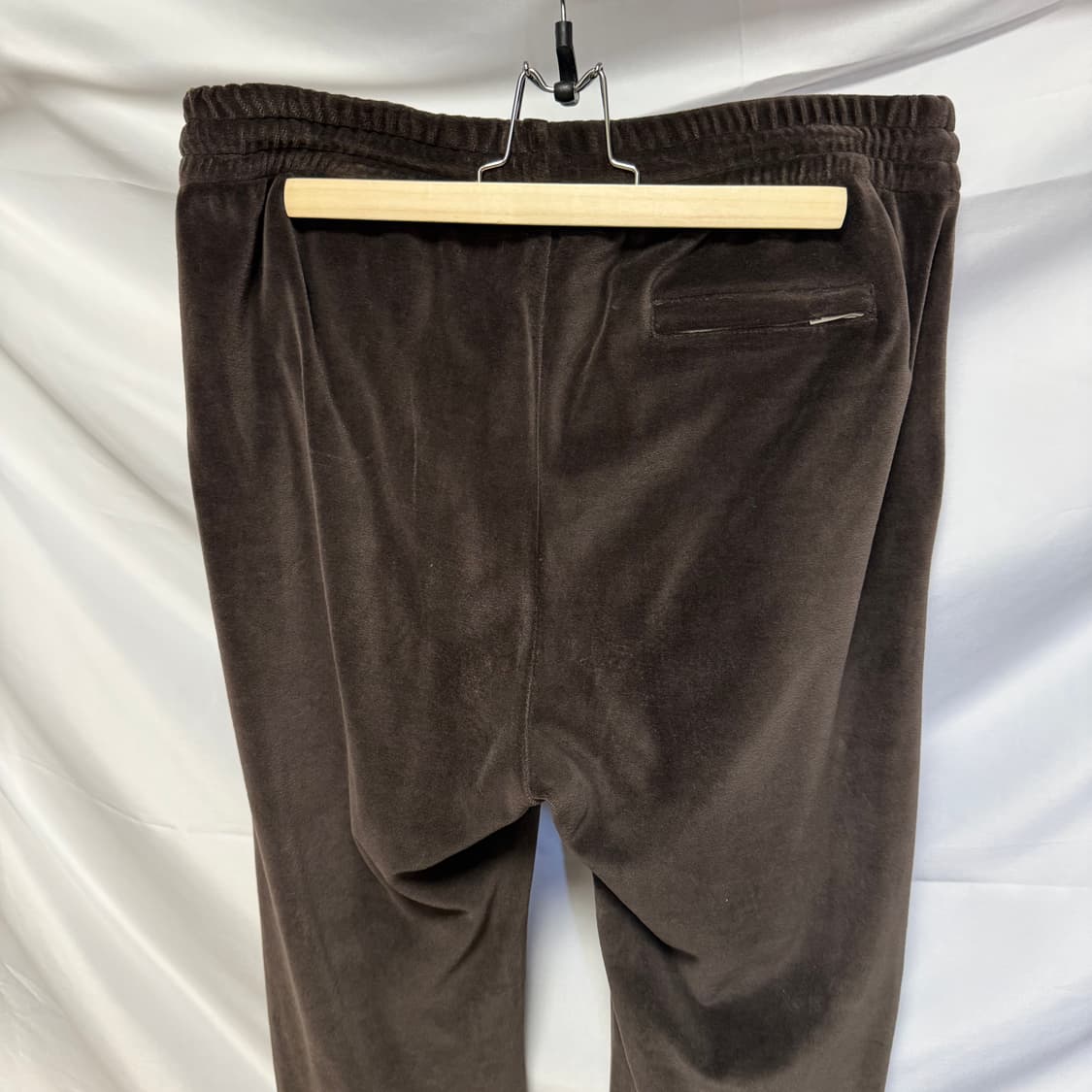 [2XL,L] 셀린느 트리오페 벨벳 트랙 자켓 집업 셋업 브라운 상품이미지9