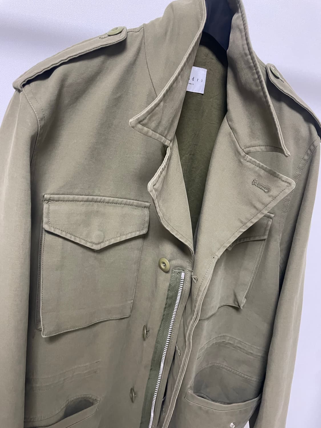 산드로 밀리터리 자켓 상품이미지3