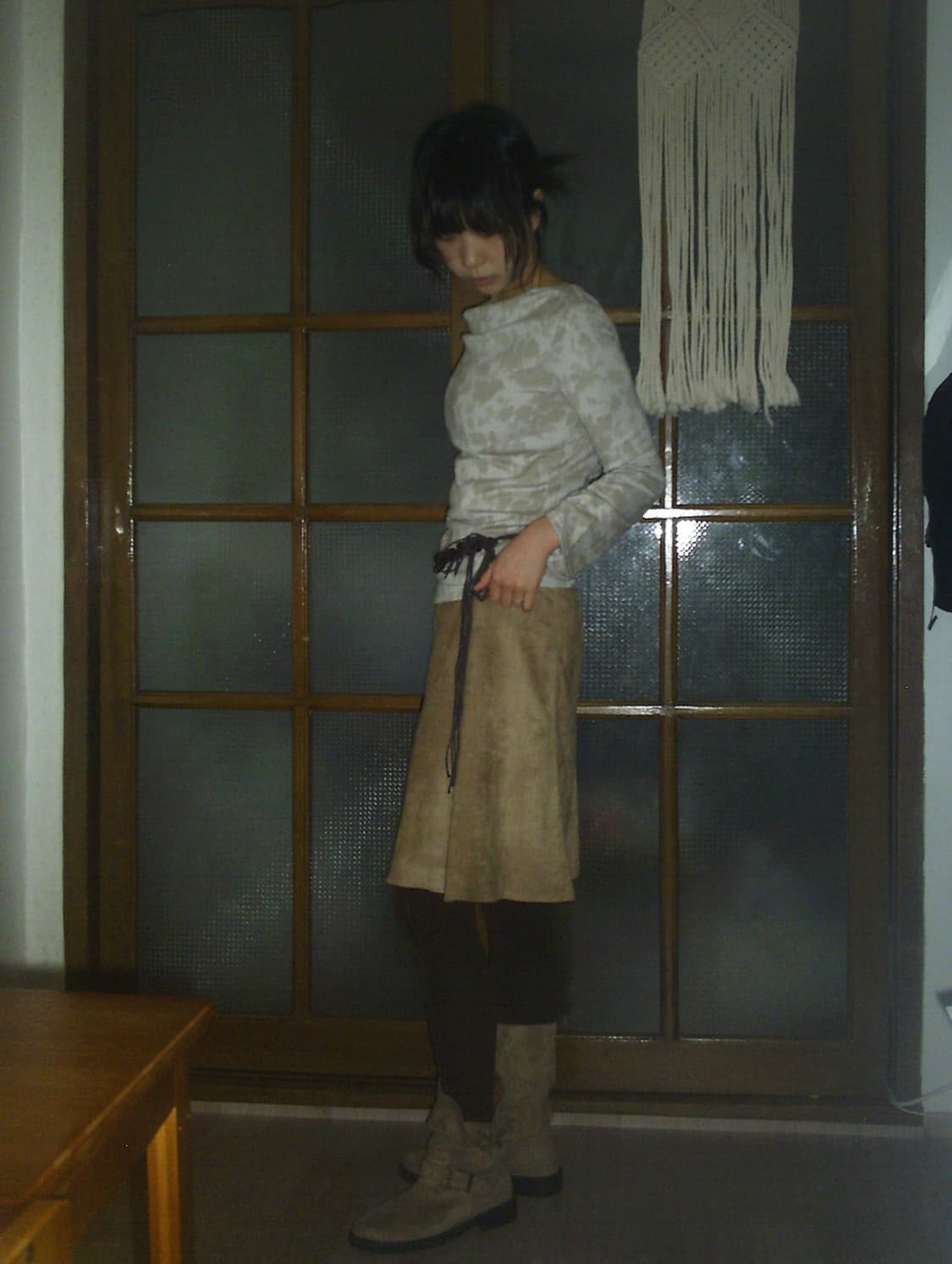 vintage flower jacquard top 상품이미지5