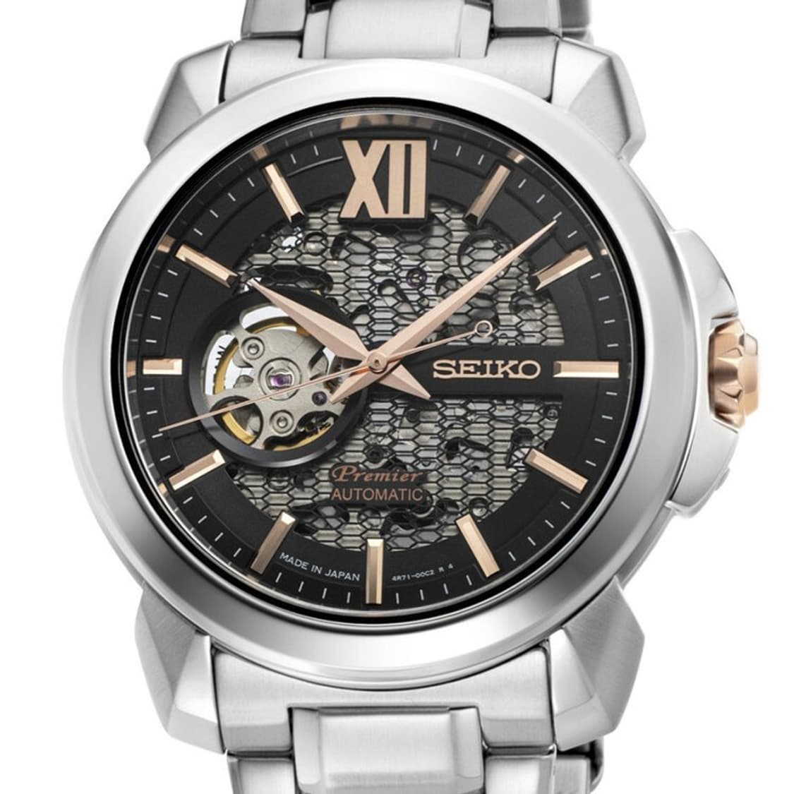 Seiko Premier Automatic Open-Heart Watch 상품이미지2