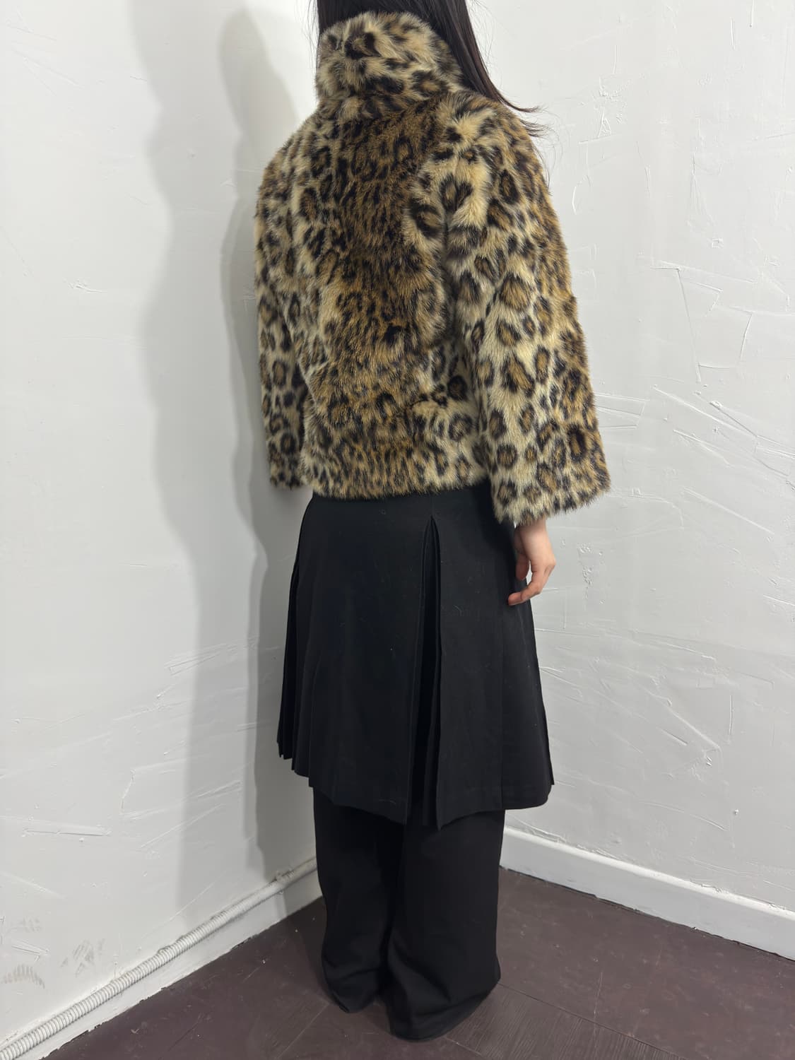 leopard fur jacket 상품이미지5