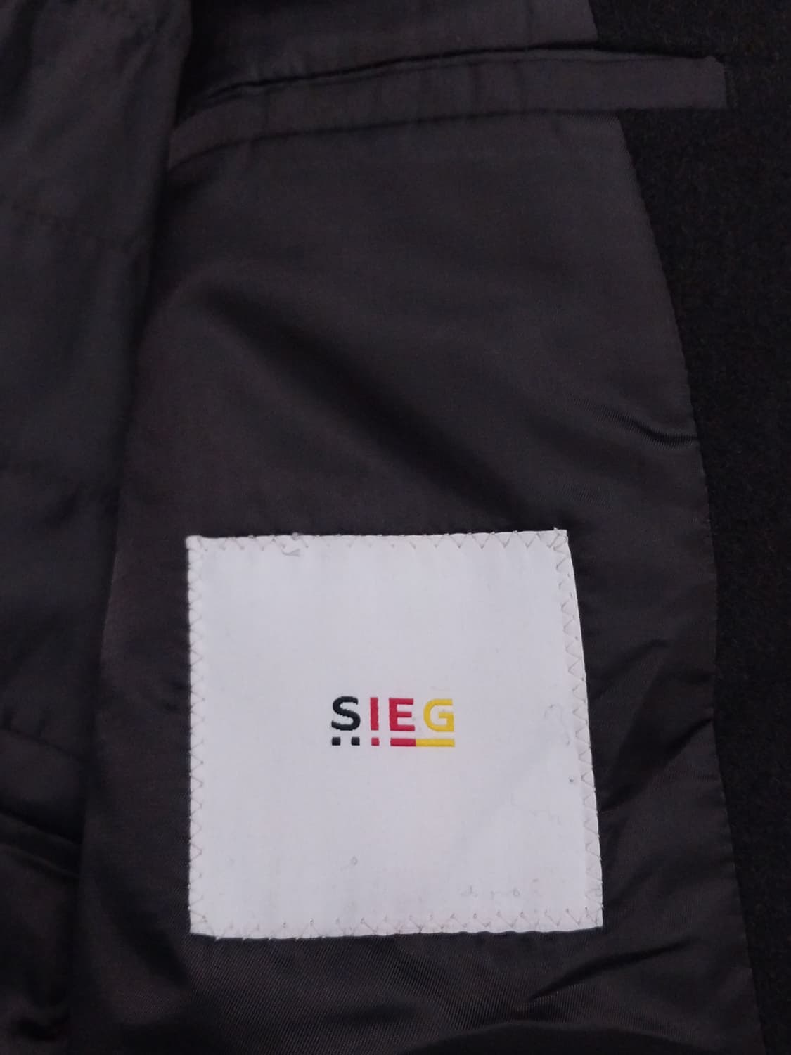 sieg 캐시미어 혼방 다크 브라운 코트 105 상품이미지6