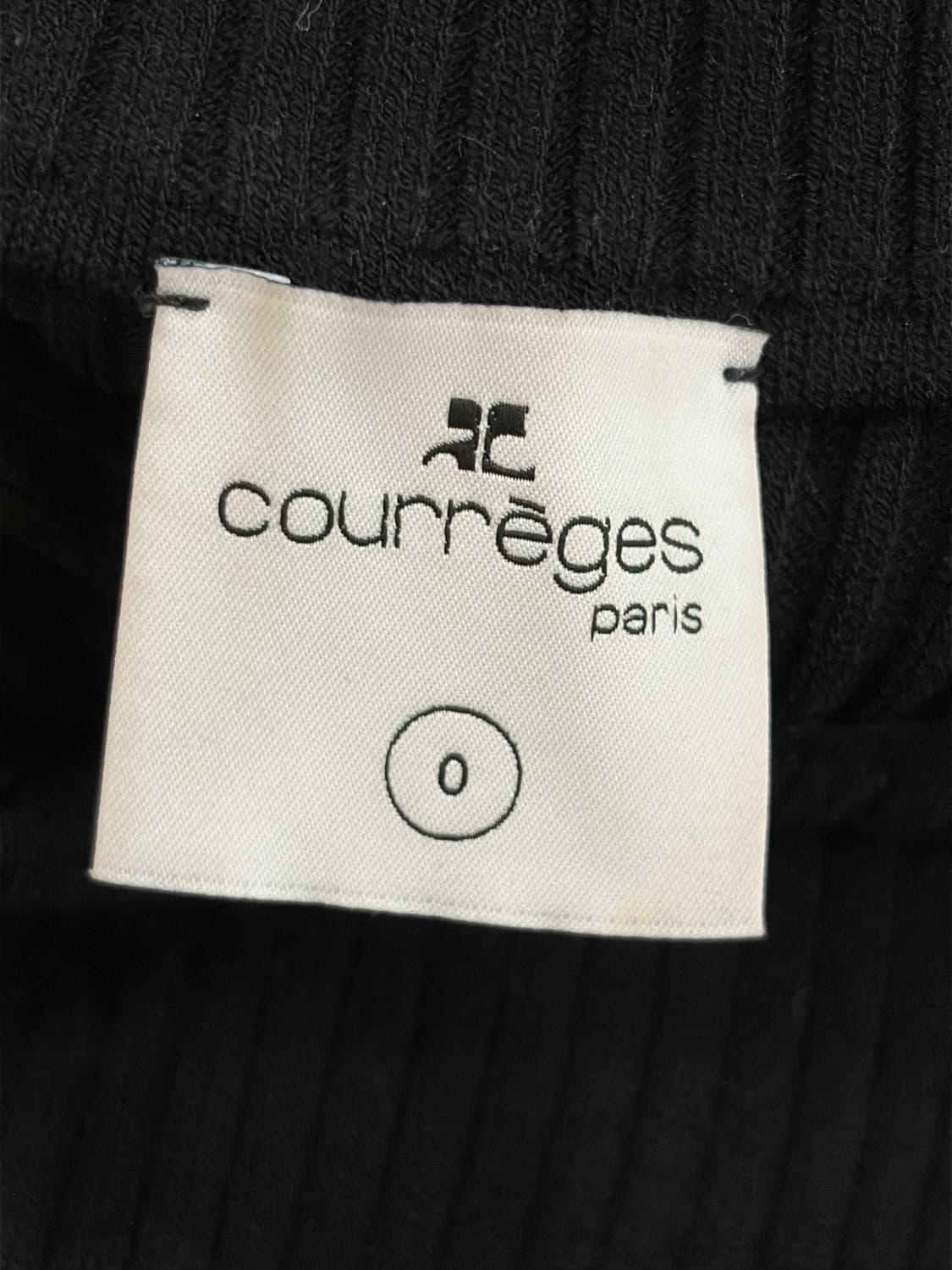 꾸레쥬 반팔 니트 반하이넥 상품이미지4