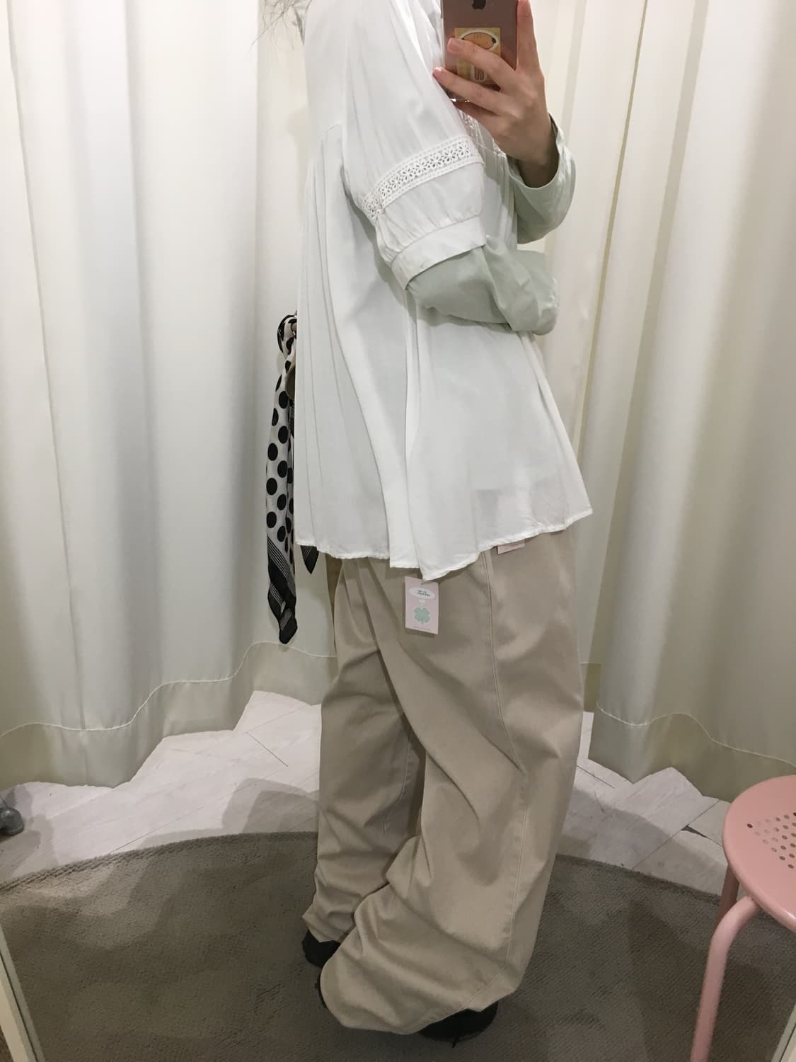 flower lace blouse 상품이미지4