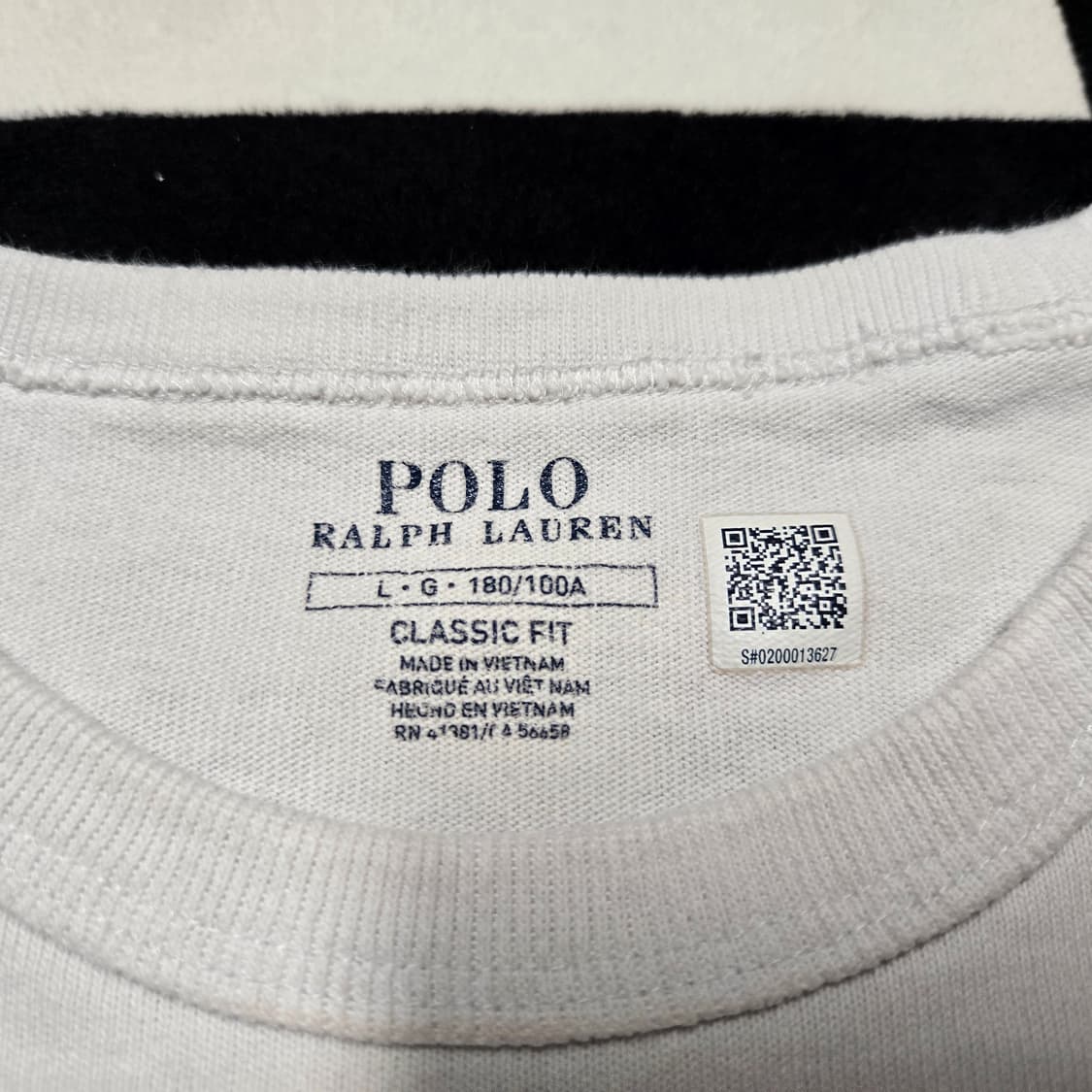 L 폴로랄프로렌 클래식 헤비웨이트 반팔티셔츠 화이트 상품이미지3