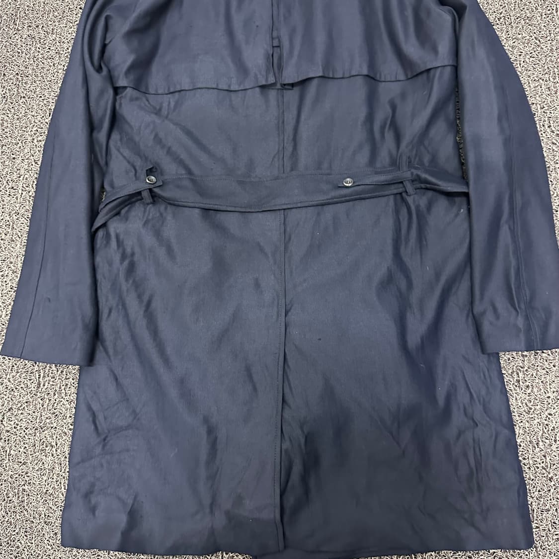 솔리드옴므 트렌치 코트 네이비 105(XL) 상품이미지6