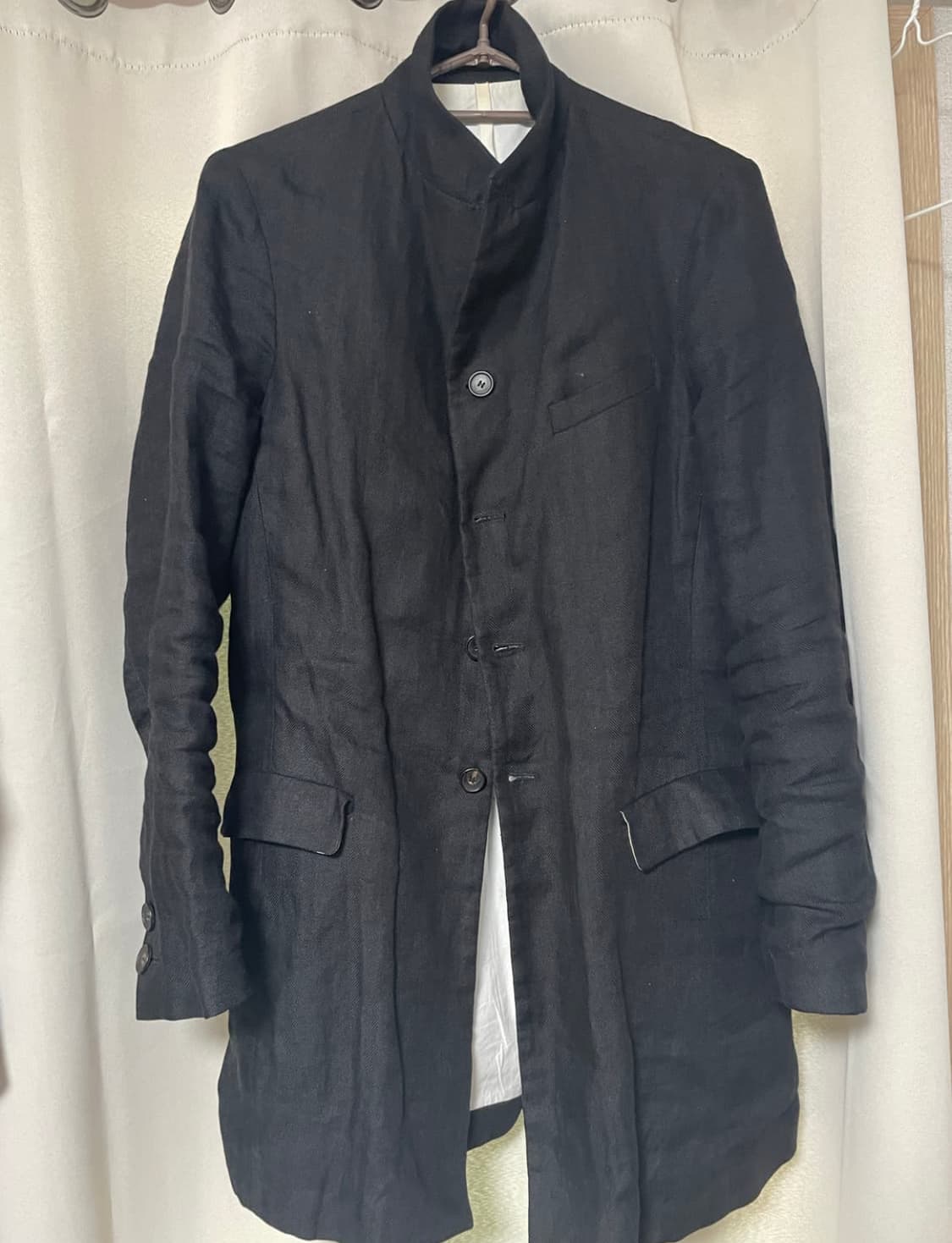 [46] 버그파벨 4버튼 롱 블레이저 상품이미지1