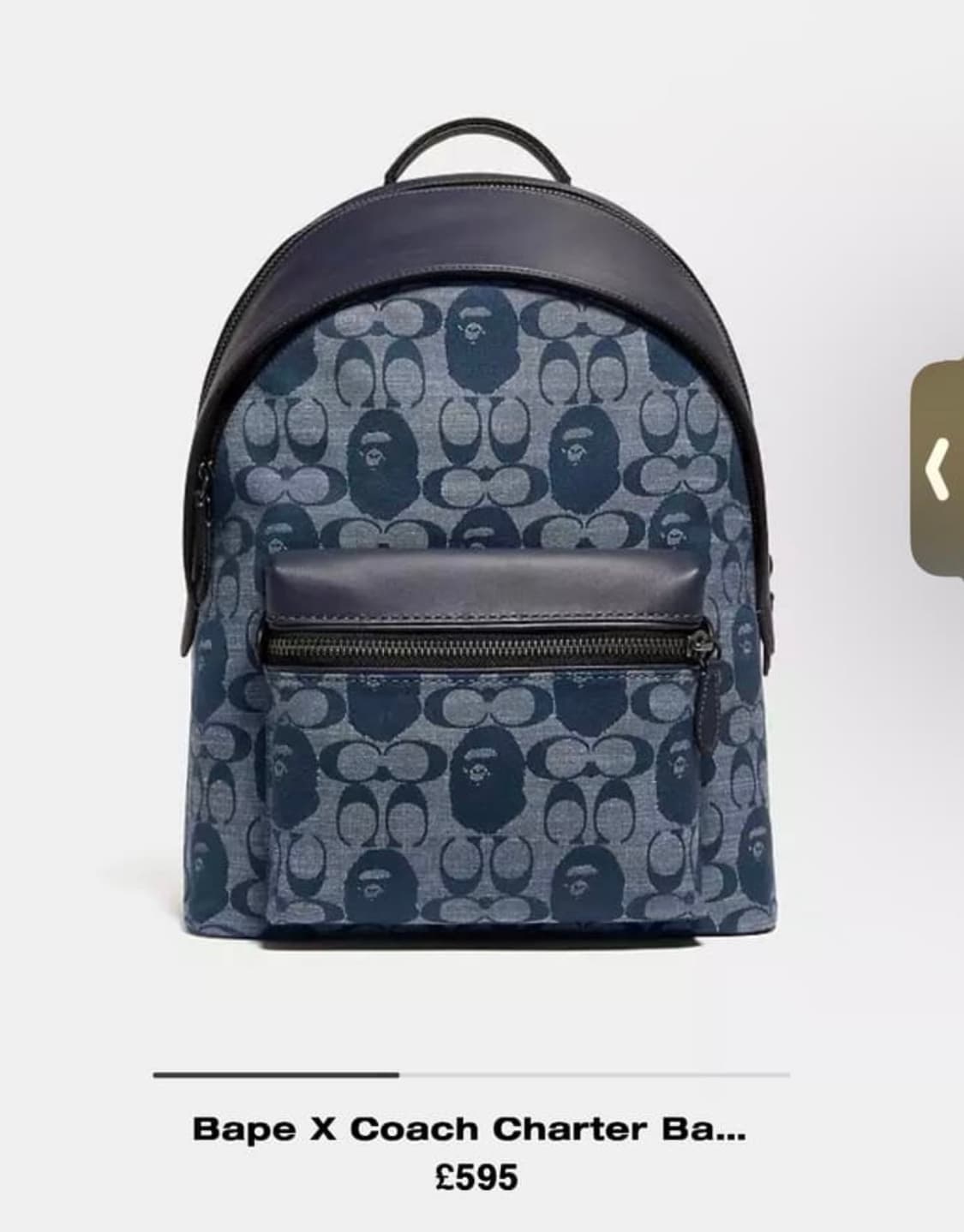 베이프 코치 콜라보 백팩 구합니다 ㅠ 상품이미지1