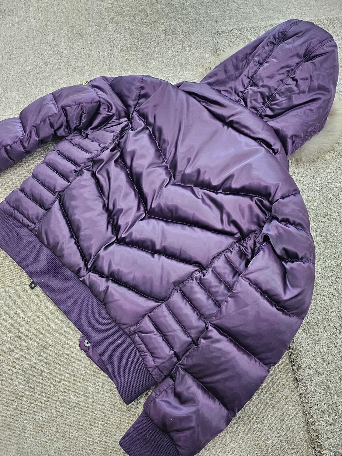 (L-105)남성 콕스 레이싱 라쿤퍼 푸퍼 오리털 숏 패딩 상품이미지2