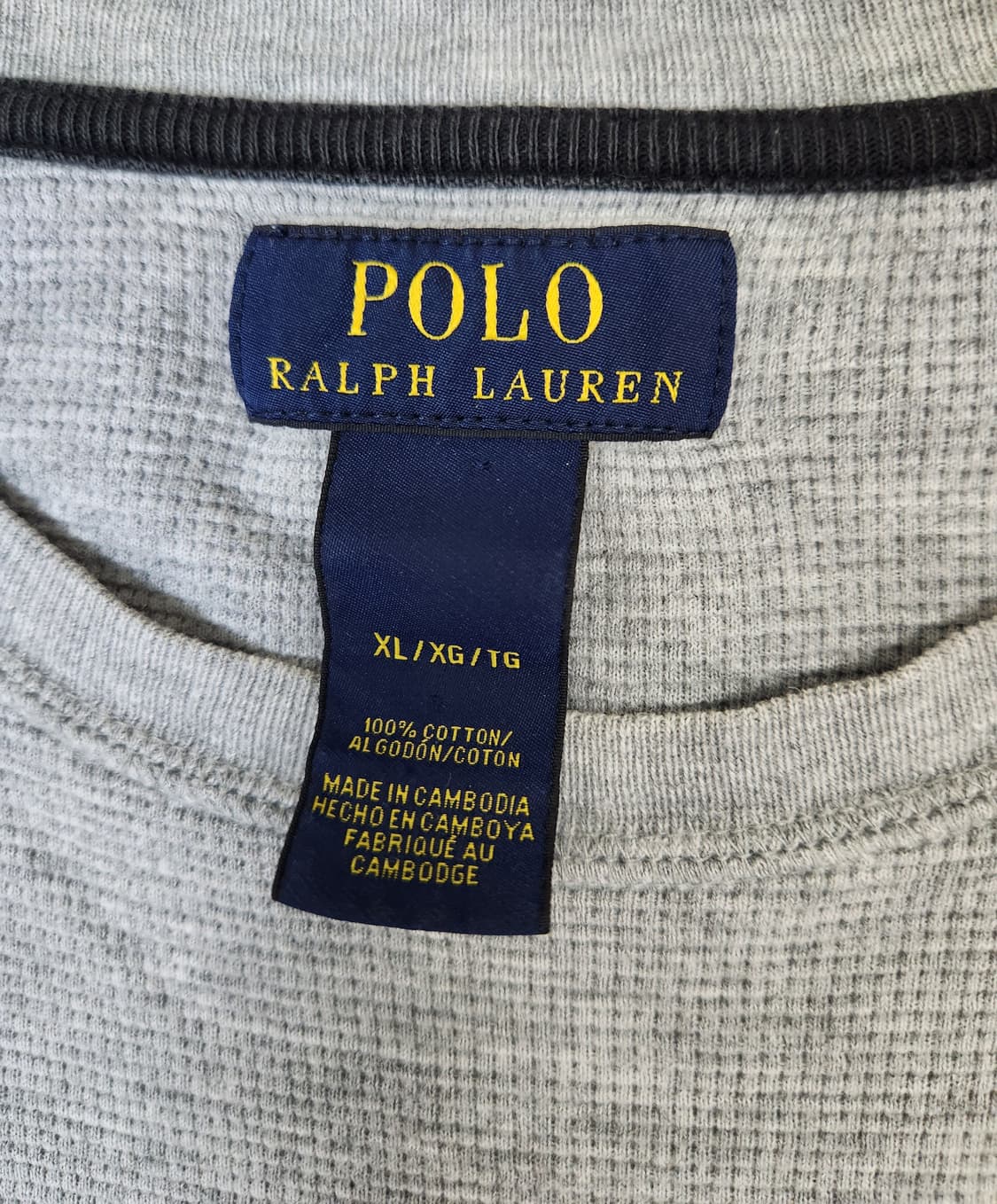 폴로 랄프로렌 와플 반팔티 상품이미지2