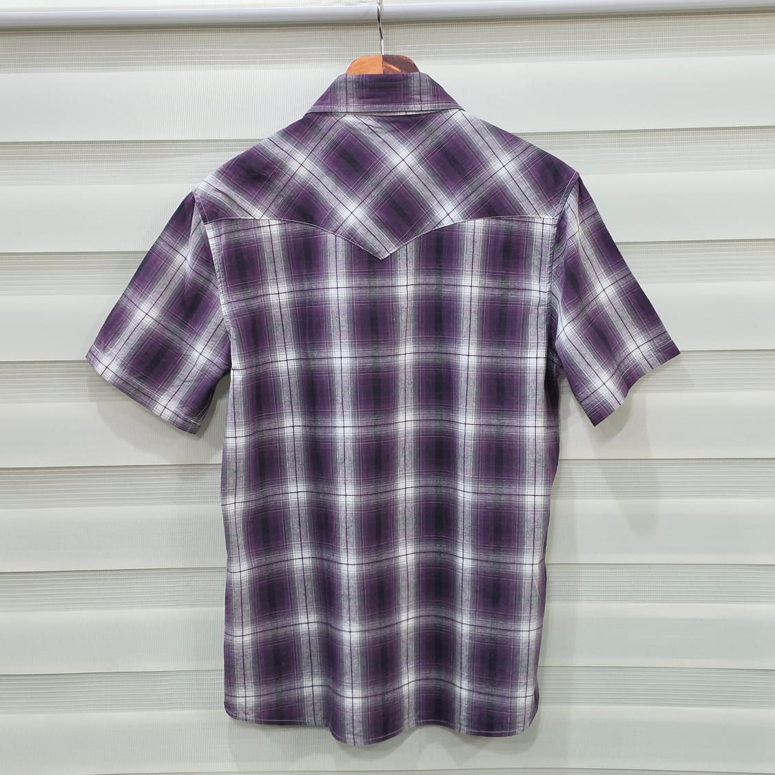 Thruxton 웨스턴 반팔 체크셔츠 - M 상품이미지5