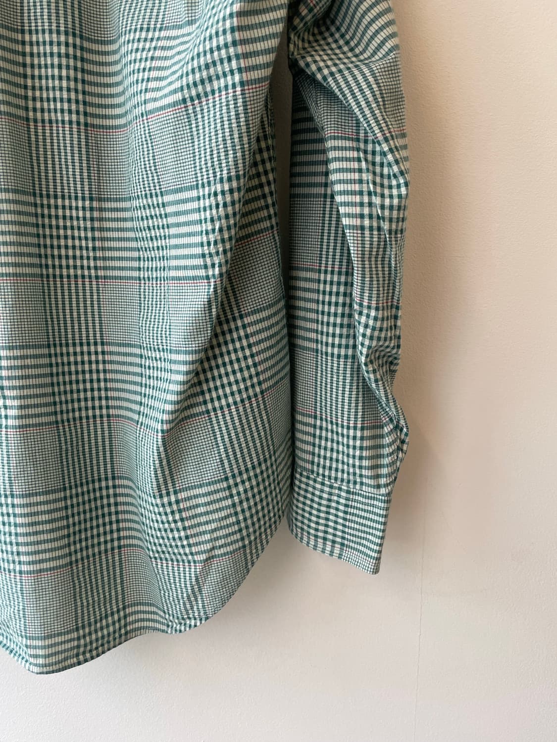90’s L.L. Bean shirt (seersucker madras) 상품이미지5